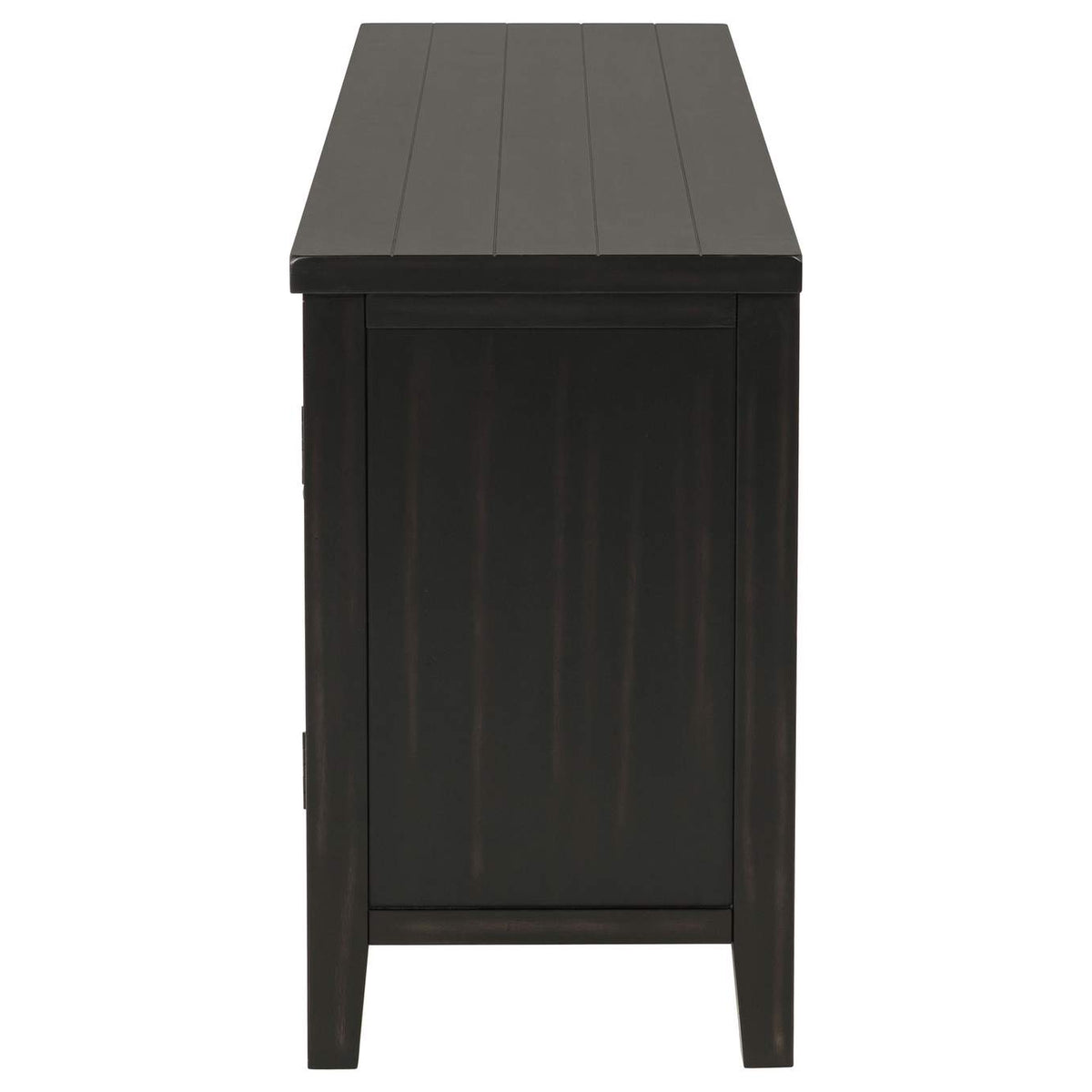 701782 Concord 2-door 60-inch TV Stand Console Distressed Java