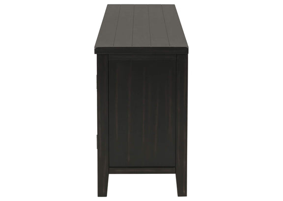 701782 Concord 2-door 60-inch TV Stand Console Distressed Java