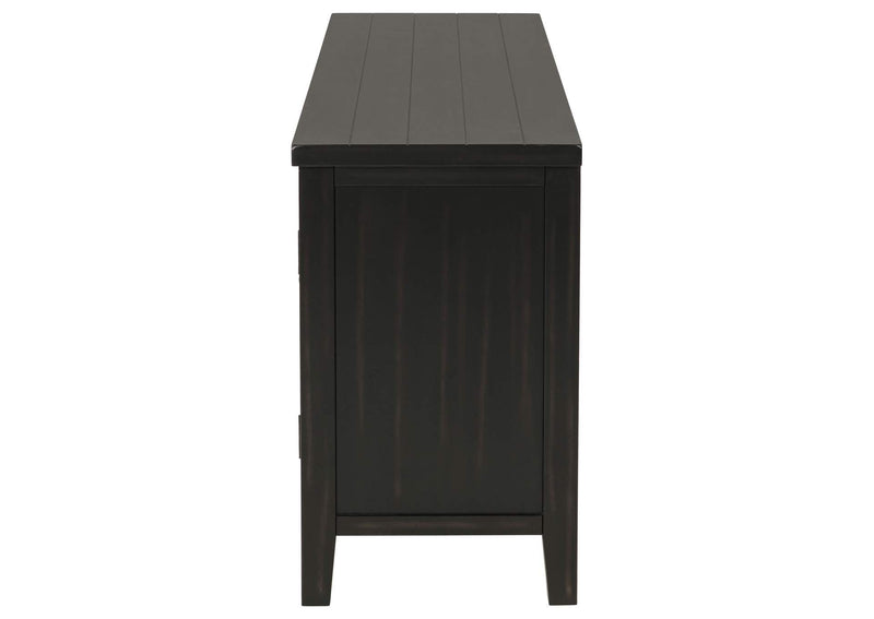 701782 Concord 2-door 60-inch TV Stand Console Distressed Java
