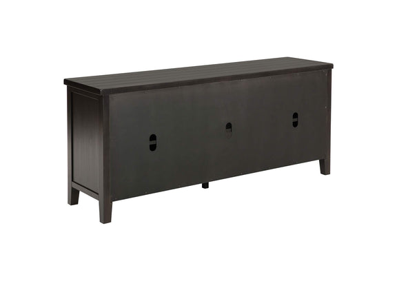 701782 Concord 2-door 60-inch TV Stand Console Distressed Java