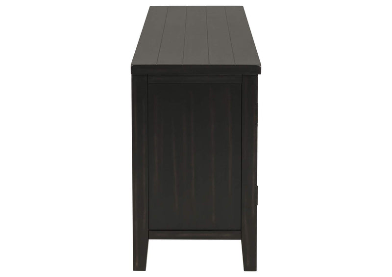701782 Concord 2-door 60-inch TV Stand Console Distressed Java