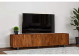 701790 Trask 86-inch Wood TV Stand Media Console Mango Brown