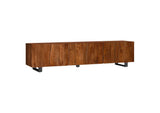 701790 Trask 86-inch Wood TV Stand Media Console Mango Brown