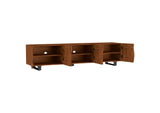 701790 Trask 86-inch Wood TV Stand Media Console Mango Brown
