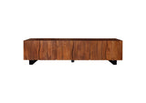 701790 Trask 86-inch Wood TV Stand Media Console Mango Brown