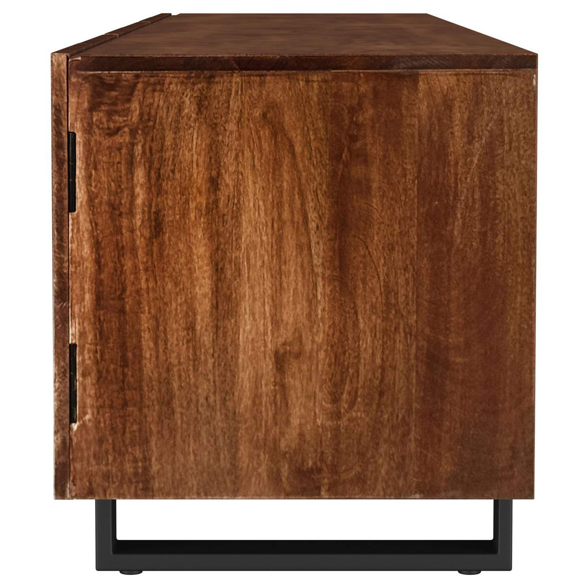 701790 Trask 86-inch Wood TV Stand Media Console Mango Brown