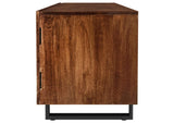 701790 Trask 86-inch Wood TV Stand Media Console Mango Brown