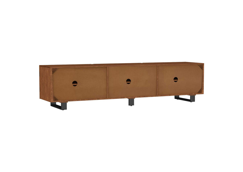 701790 Trask 86-inch Wood TV Stand Media Console Mango Brown