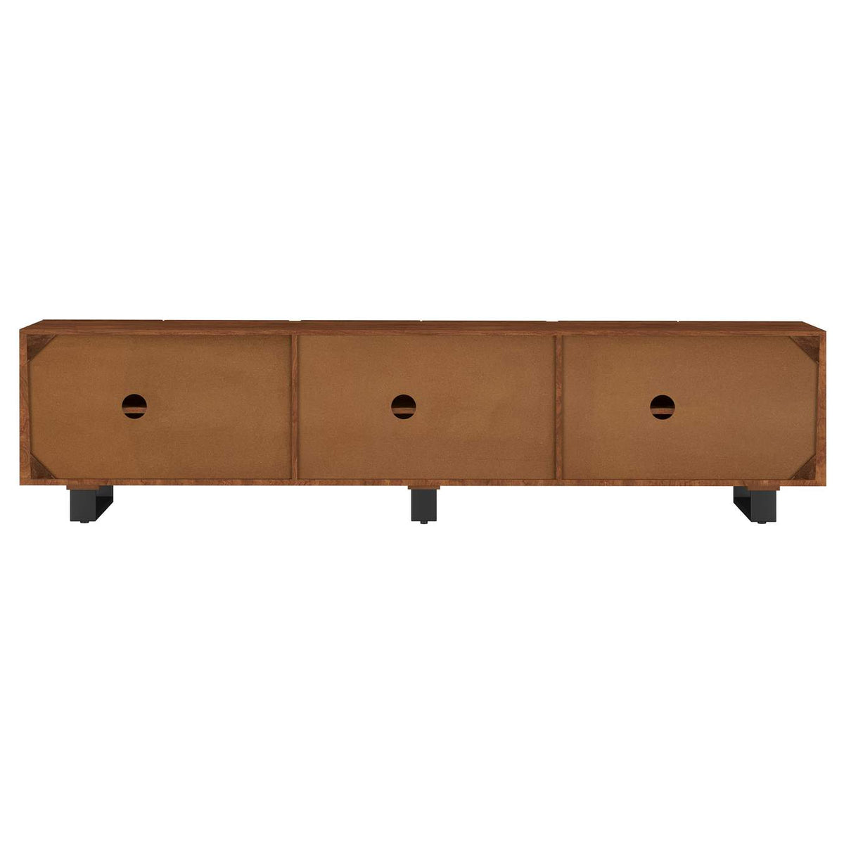 701790 Trask 86-inch Wood TV Stand Media Console Mango Brown