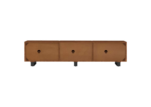 701790 Trask 86-inch Wood TV Stand Media Console Mango Brown