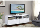 701972 Casey 2-drawer Engineered Wood 60-inch TV Stand White