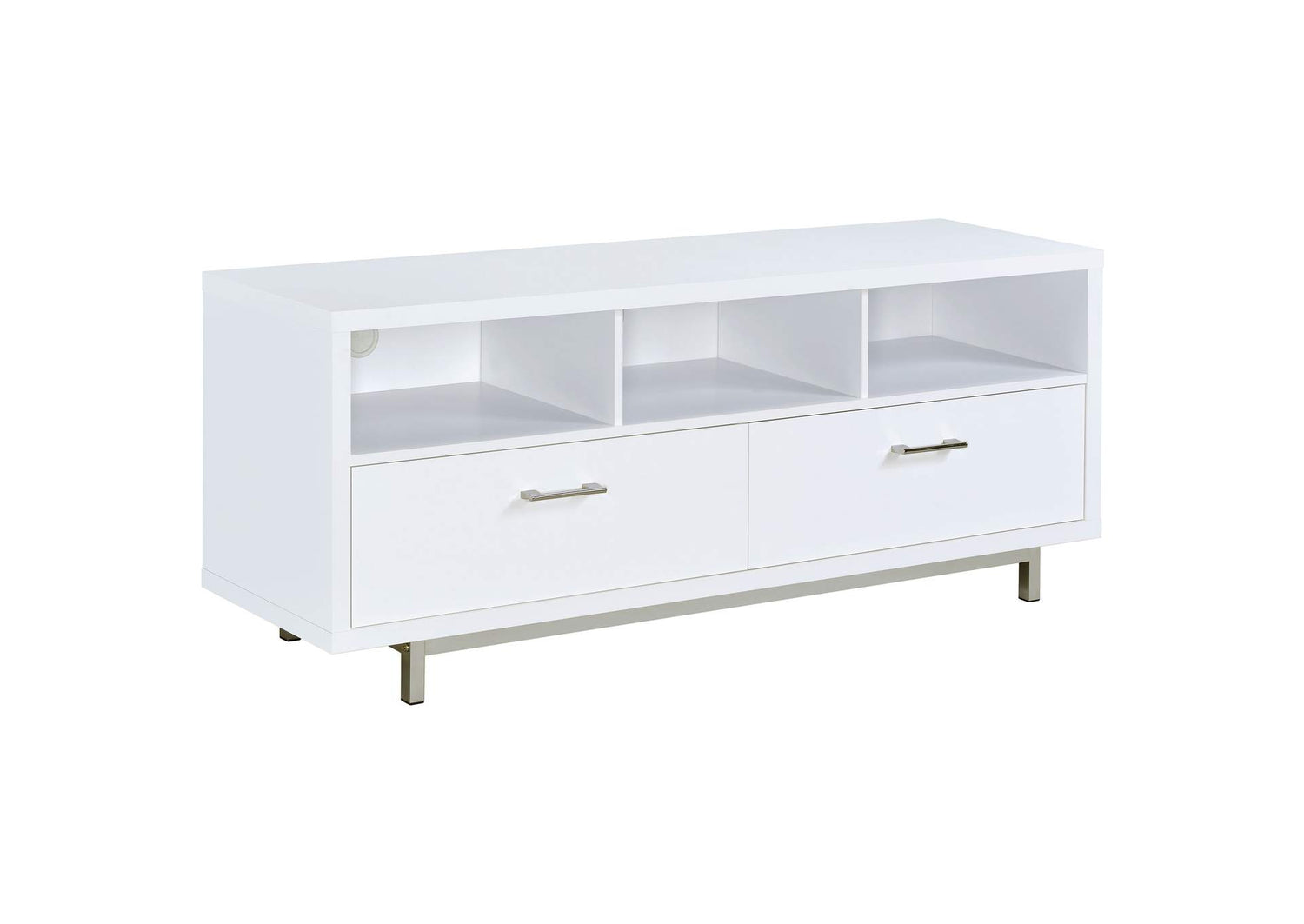 Casey 2-drawer Engineered Wood 60-inch TV Stand White