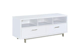Casey 2-drawer Engineered Wood 60-inch TV Stand White