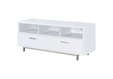701972 Casey 2-drawer Engineered Wood 60-inch TV Stand White