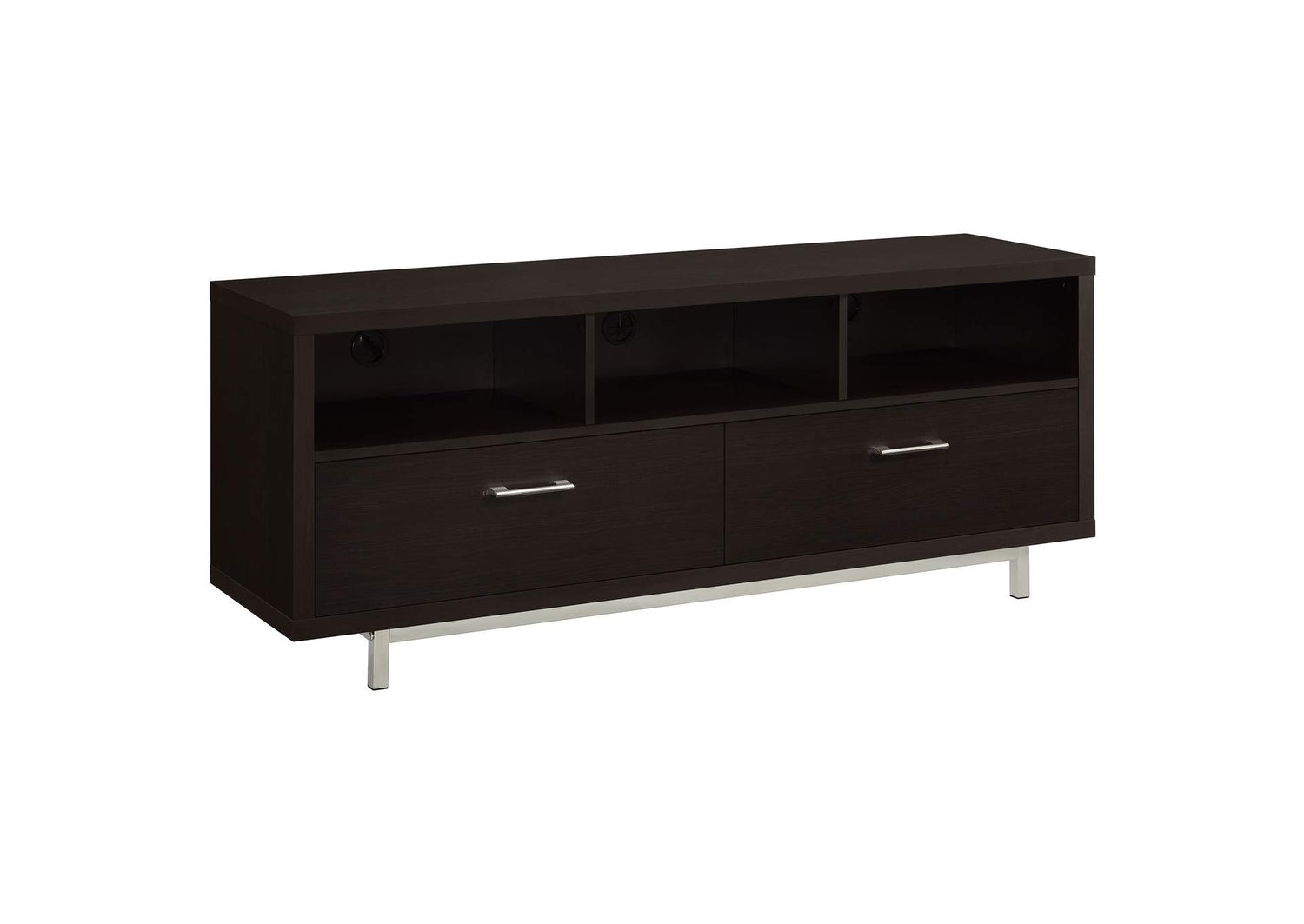 Casey 2-drawer Engineered Wood 60-inch TV Stand Cappuccino