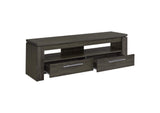 701979 Elkton 2-drawer Engineered Wood 59-inch TV Stand Weathered Grey