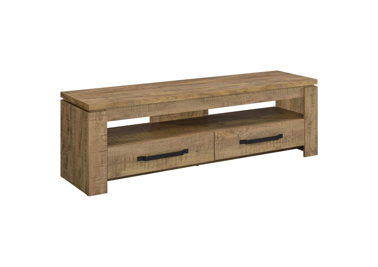 Elkton 2-drawer Engineered Wood 59-inch TV Stand Mango