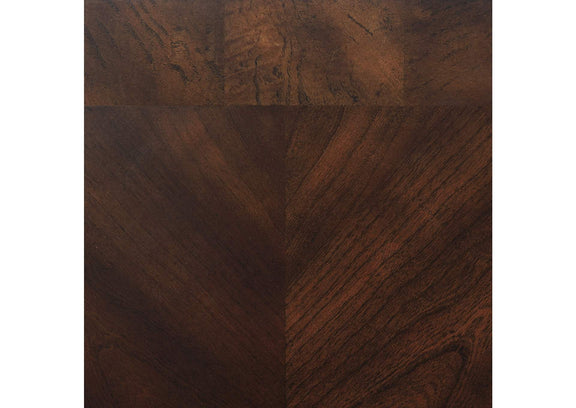 702448-S2 Laney 2-piece Glass Top Coffee and End Table Set Dark Merlot