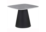 703500 Eason 2-piece Cocktail Coffee Table Set Concrete and Black