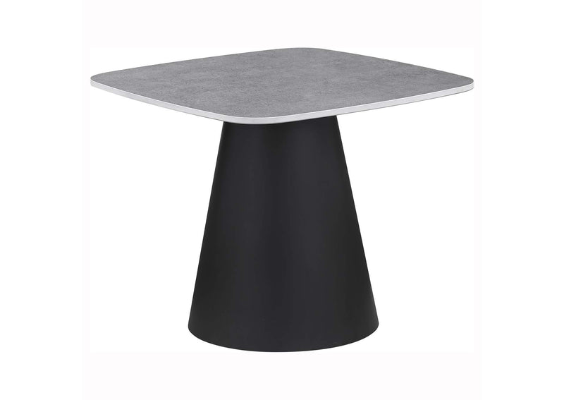 703500 Eason 2-piece Cocktail Coffee Table Set Concrete and Black