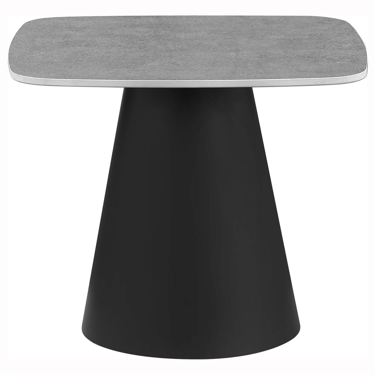 703500 Eason 2-piece Cocktail Coffee Table Set Concrete and Black