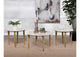 703718-S3 Aldis 3-piece Coffee and End Table Set White