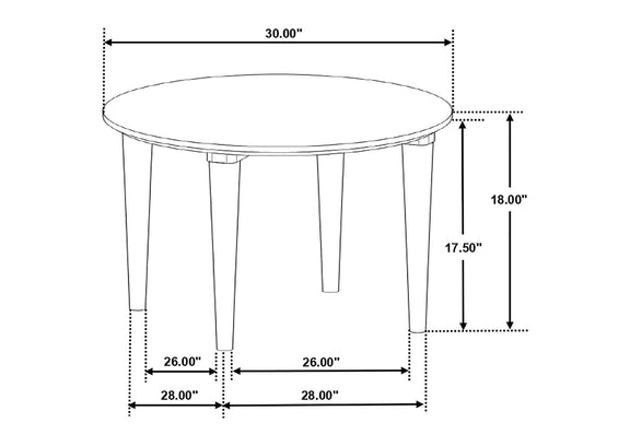 703718-S3 Aldis 3-piece Coffee and End Table Set White