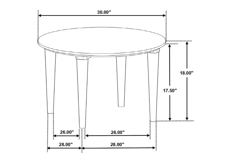 703718-S3 Aldis 3-piece Coffee and End Table Set White