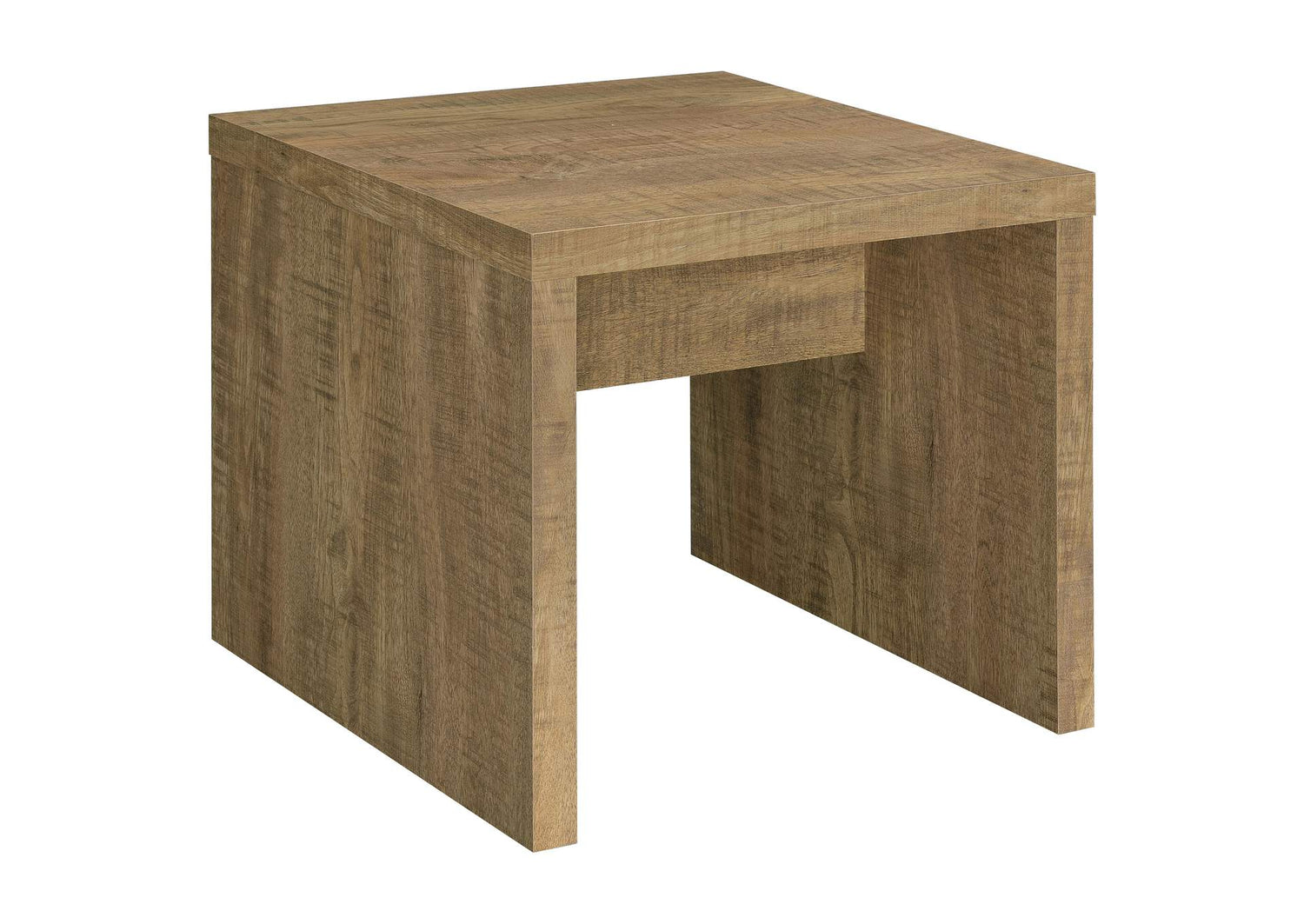 Lynette Square Engineered Wood End Table Mango