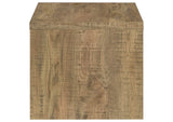 704127 Lynette Square Engineered Wood End Table Mango