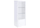 704254 Jude 3-shelf Engineered Wood Media Tower High Gloss White