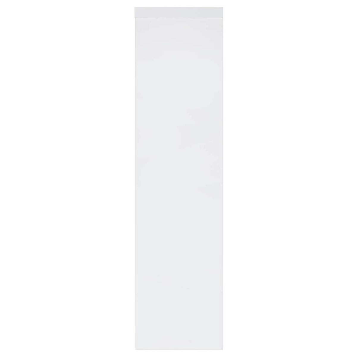 704254 Jude 3-shelf Engineered Wood Media Tower High Gloss White