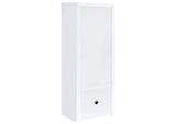 704254 Jude 3-shelf Engineered Wood Media Tower High Gloss White