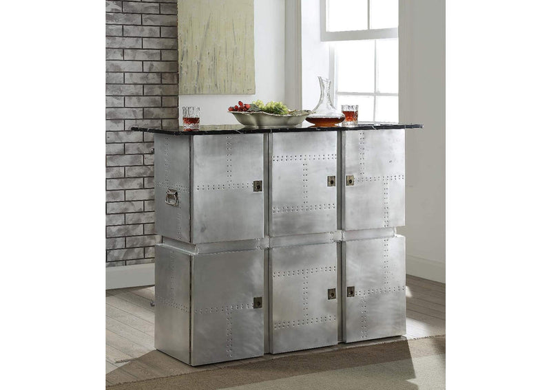 70450 Brancaster Bar Table with Marble Top