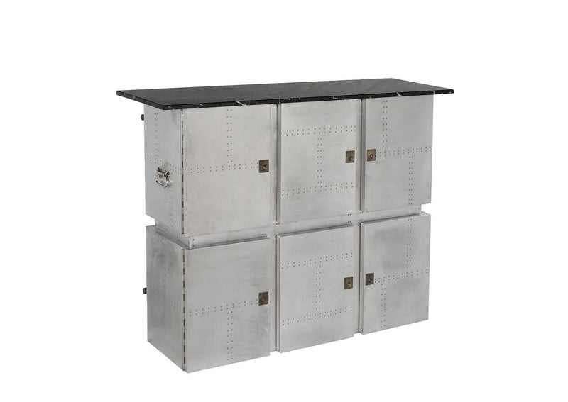 70450 Brancaster Bar Table with Marble Top