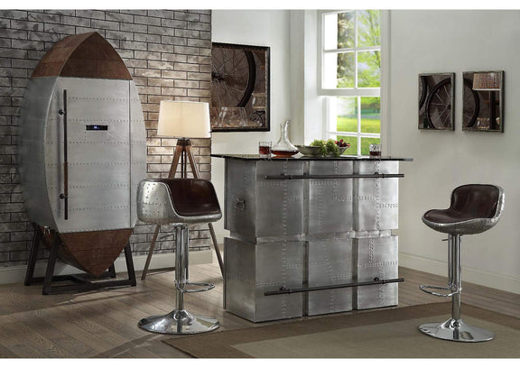 70450 Brancaster Bar Table with Marble Top