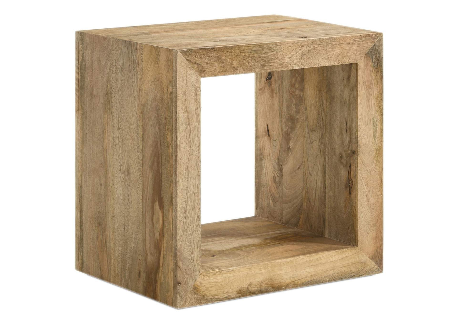 Benton Rectangular Solid Wood End Table Natural