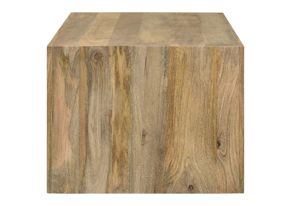 704838-S2 Benton 2-piece Solid Mango Coffee and End Table Set Natural