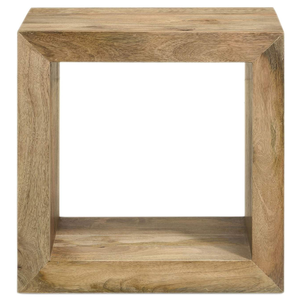 704838-S3 Benton 3-piece Solid Mango Coffee and End Table Set Natural
