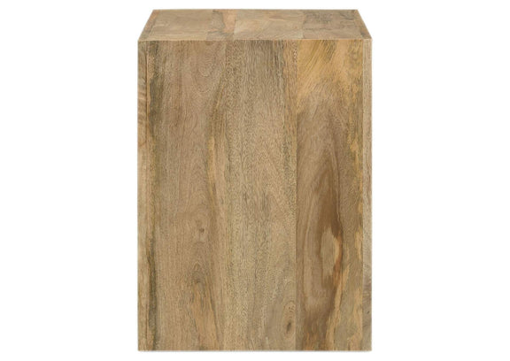 704838-S3 Benton 3-piece Solid Mango Coffee and End Table Set Natural