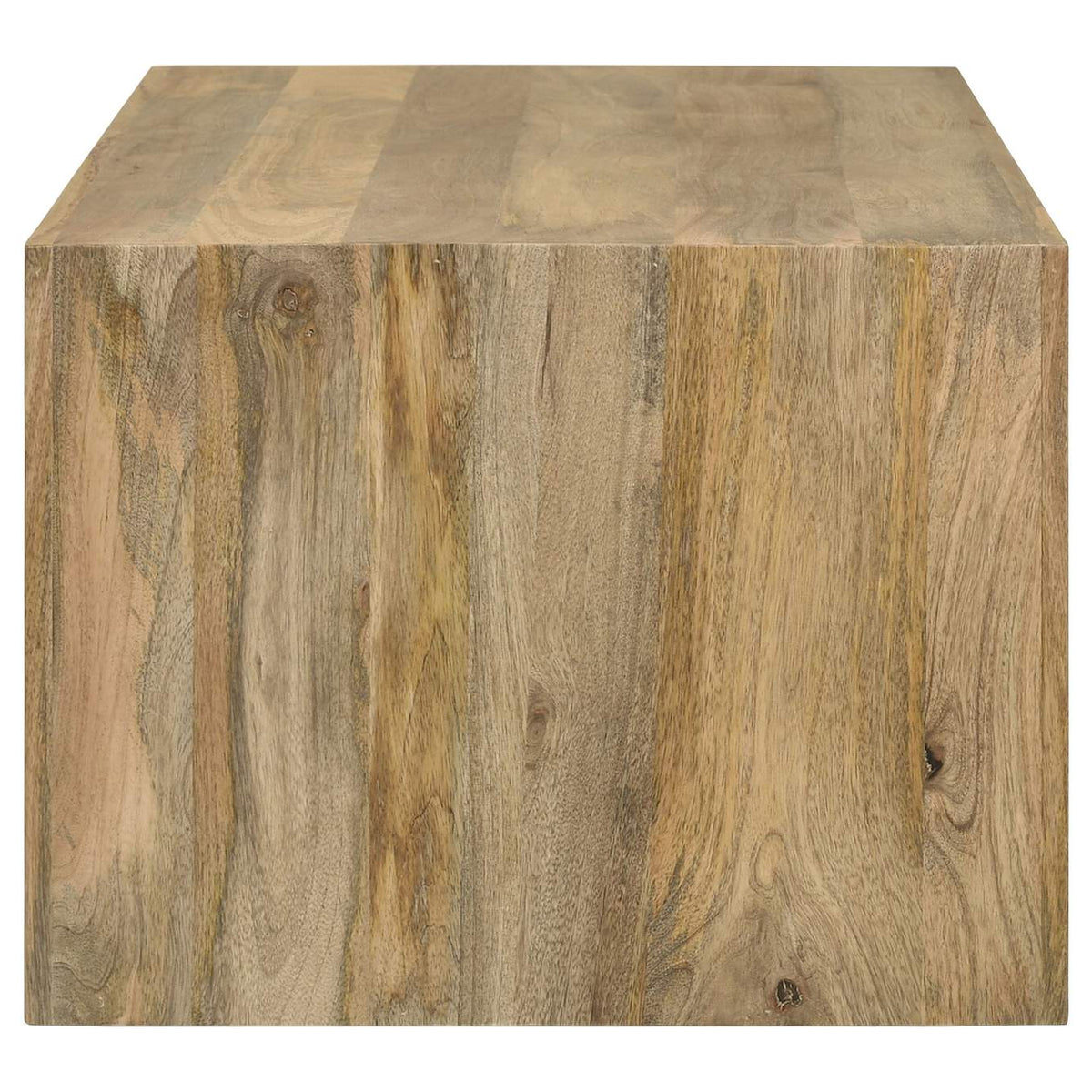 704838-S3 Benton 3-piece Solid Mango Coffee and End Table Set Natural