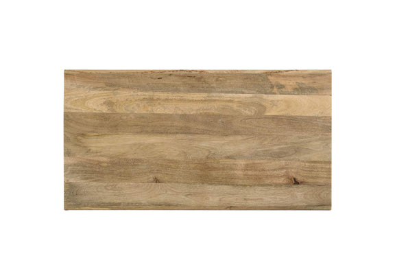 704838-S3 Benton 3-piece Solid Mango Coffee and End Table Set Natural