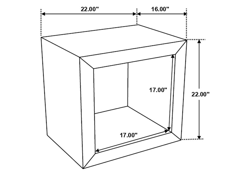 704838-S3 Benton 3-piece Solid Mango Coffee and End Table Set Natural