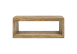 704838 Benton Rectangular Solid Wood Coffee Table Natural