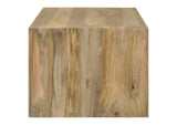 704838 Benton Rectangular Solid Wood Coffee Table Natural