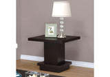 705167 Reston Square Engineered Wood Side End Table Cappuccino