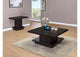 705168-S2 Reston 2-piece Square Coffee and End Table Set Cappuccino