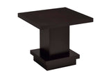 705168-S3 Reston 3-piece Square Coffee and End Table Set Cappuccino
