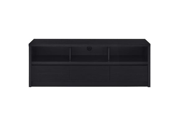 705802 Rutland 59-inch 3-drawer TV Stand Media Console Black