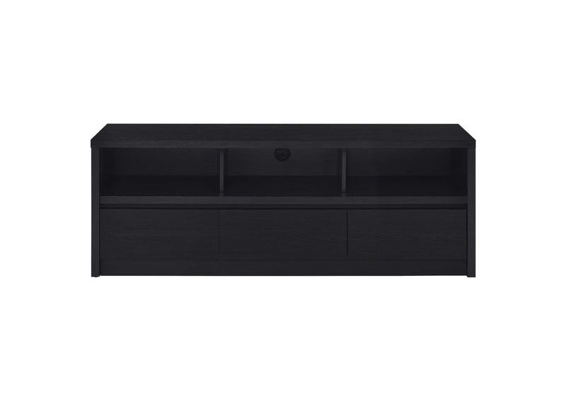 705802 Rutland 59-inch 3-drawer TV Stand Media Console Black